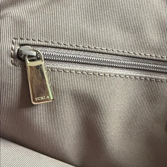 Furla Open Tote Leather Handbag natural - Picture 5 of 11